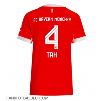 Bayern Munich Jonathan Tah #4 Tricou Fotbal Replică 2025-26 Femei Acasa